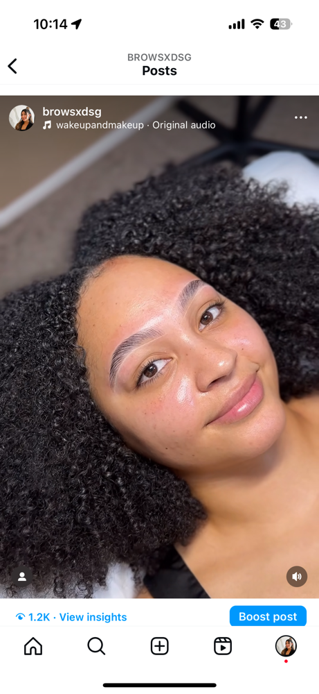 Brow Lamination + Wax