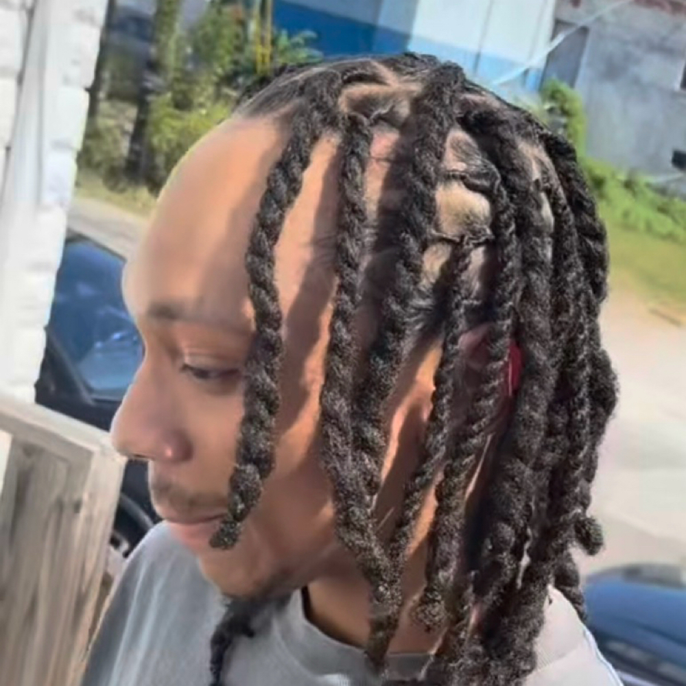 Retwist Med Locs at KENNIES CREATIONS in Winston Salem, NC