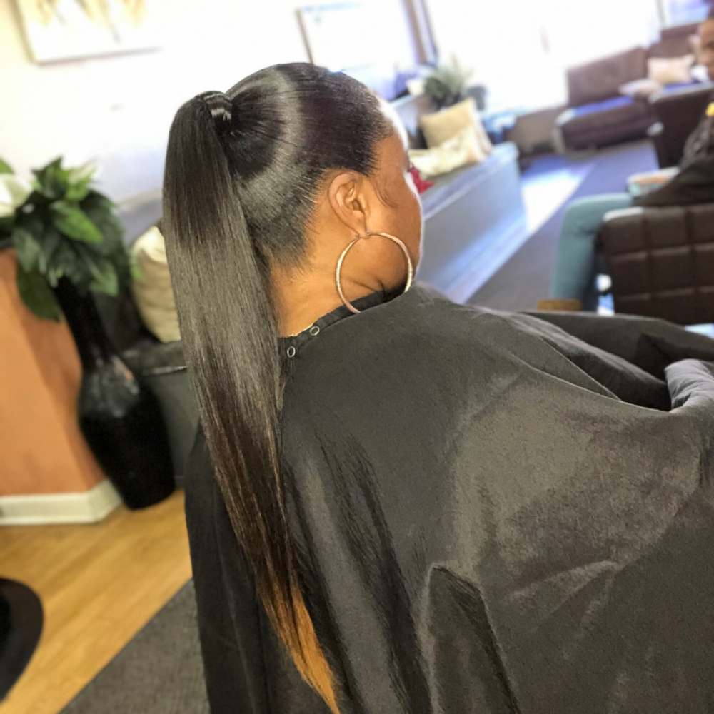 Ponytail Sew in at Ephraim Salon Chicago in Chicago, IL