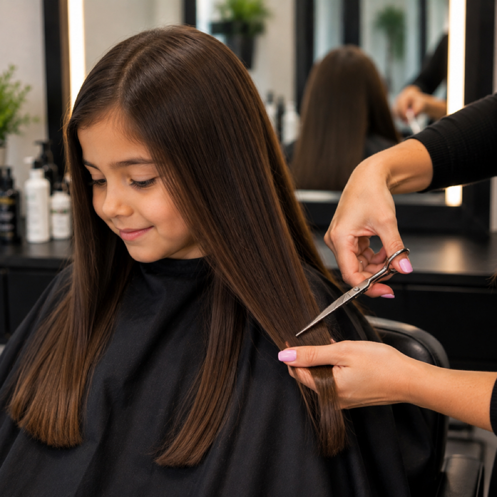 Kids hair cut at LindaBella Beauty Studio by Aleisha LLC in New Jersey, NJ