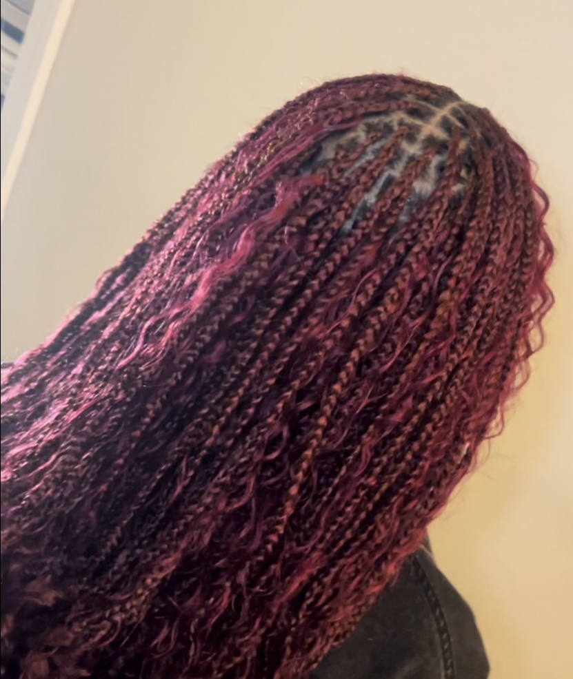 Extra Small Knotless Braids