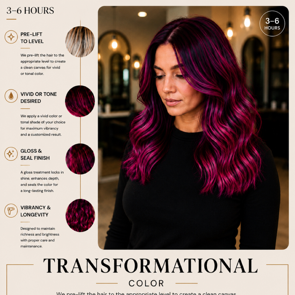 Transformational Color at Jenn Rose -Hair Artistry- in Victorville, CA