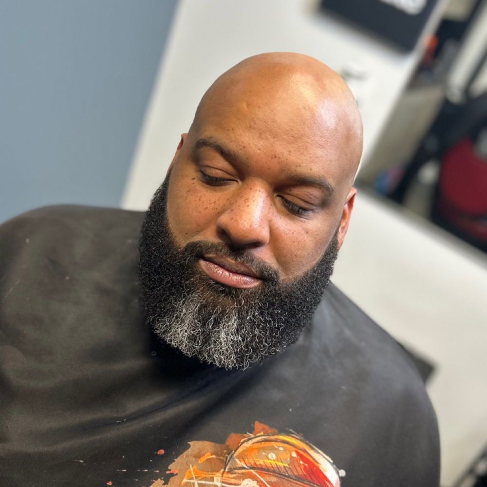 Bald Service With Straight Razor at Leroy Brown III in Savannah, GA