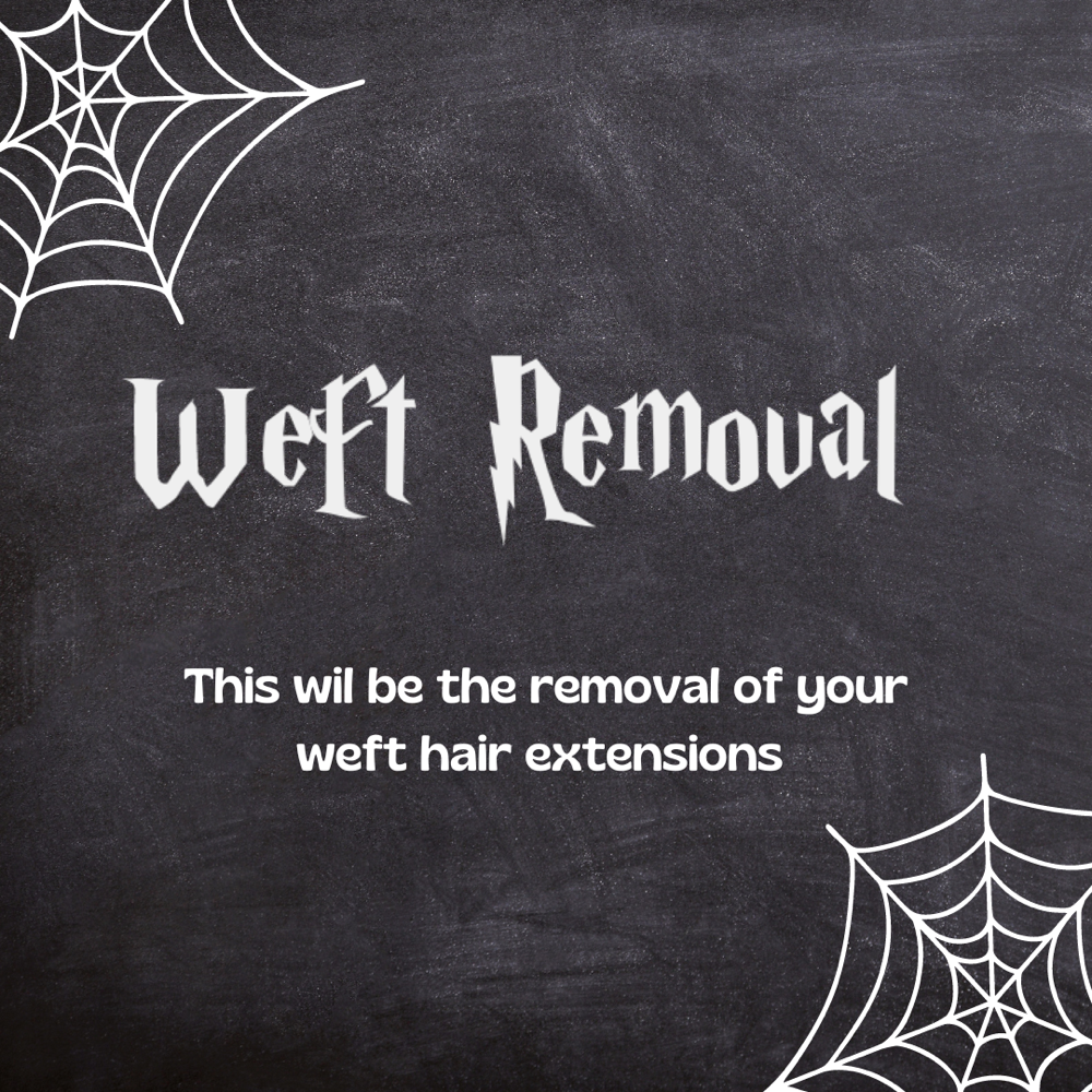Weft Extension Removal
