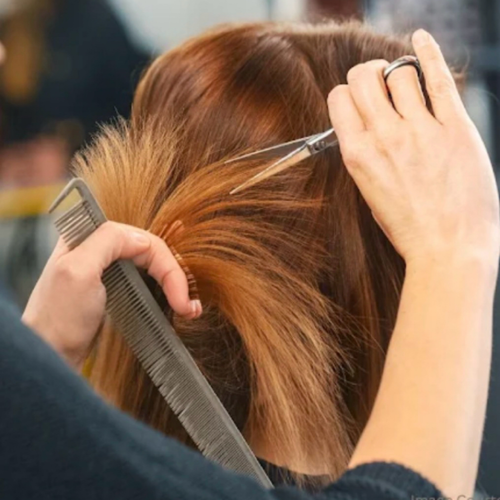 Scissor Cut With Blowout at Hair Labs in Austin, TX