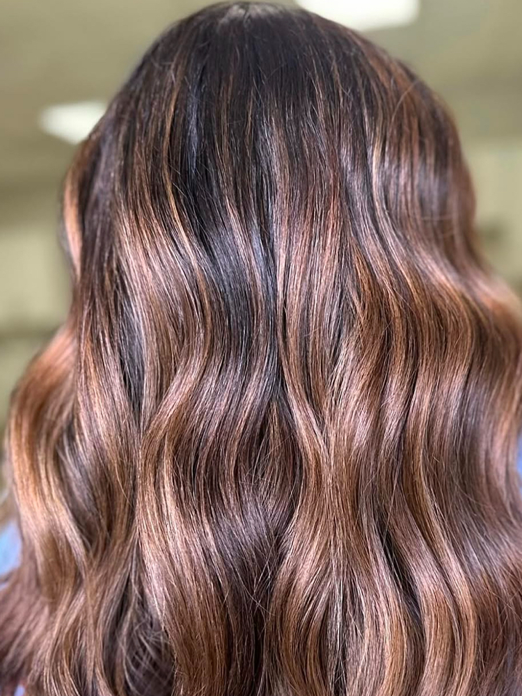 Balayage With Root Color