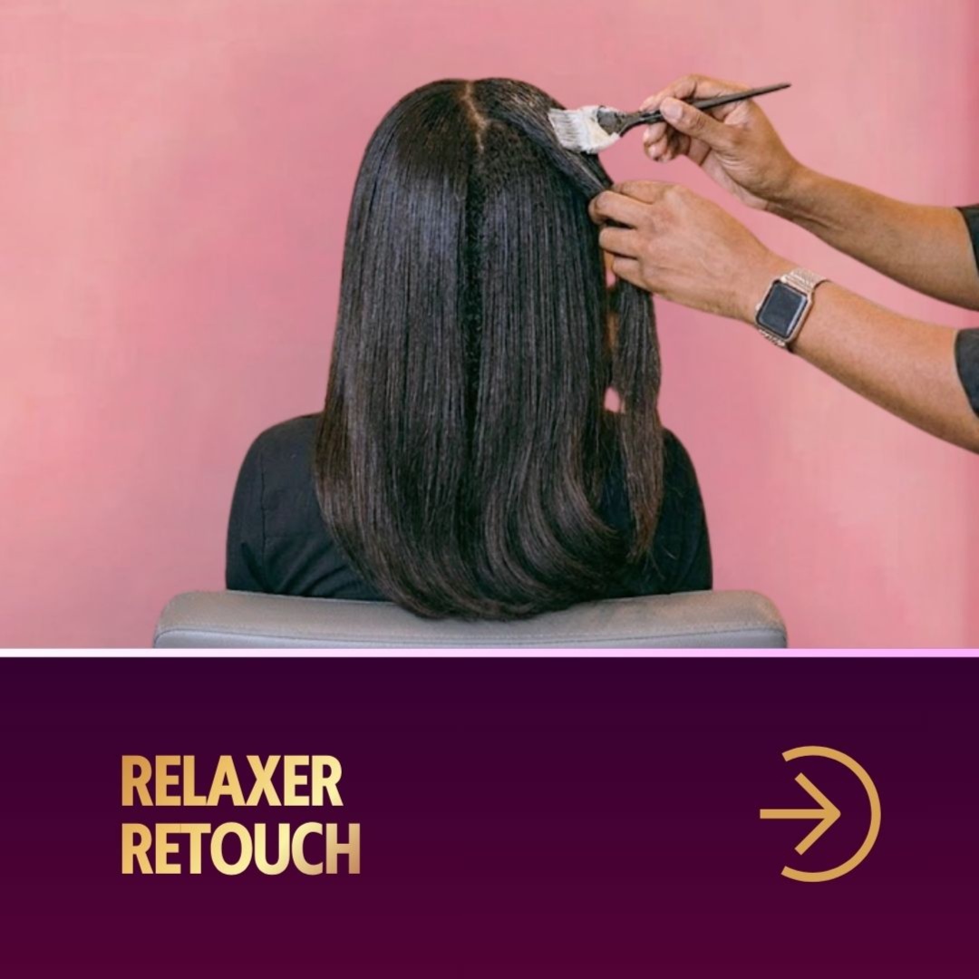 Relaxer Retouch at Her Mane Therapy in Lewisville, TX