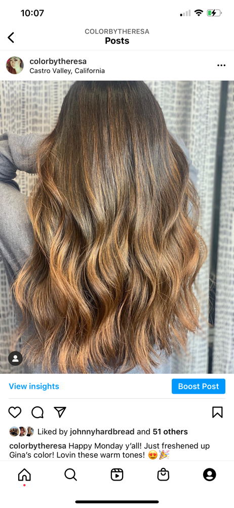 Full Balayage HL+ base color