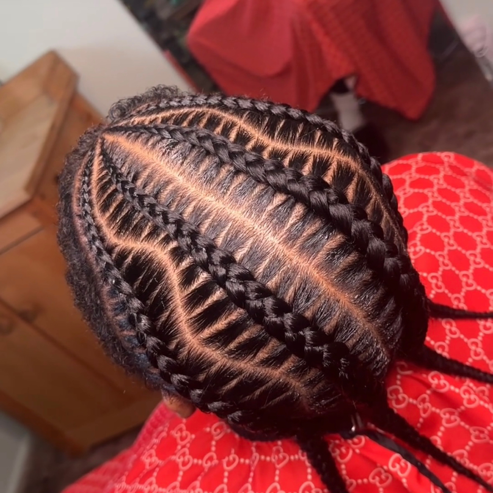 Men’s Braided Design #6 at Slaid & Stitched in Arlington, TX