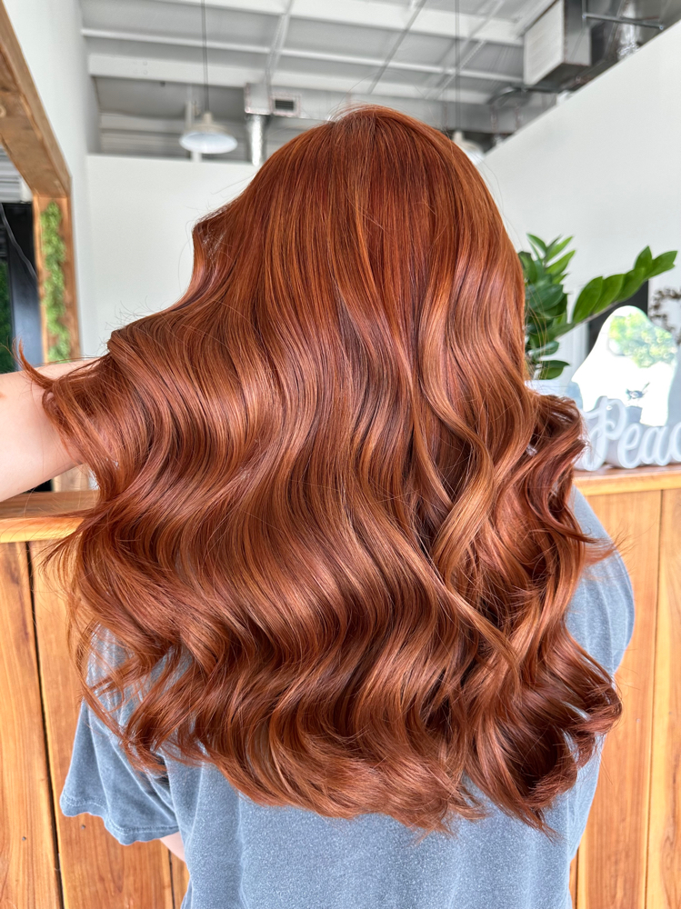 All Over Red/ Copper/ Light Brown