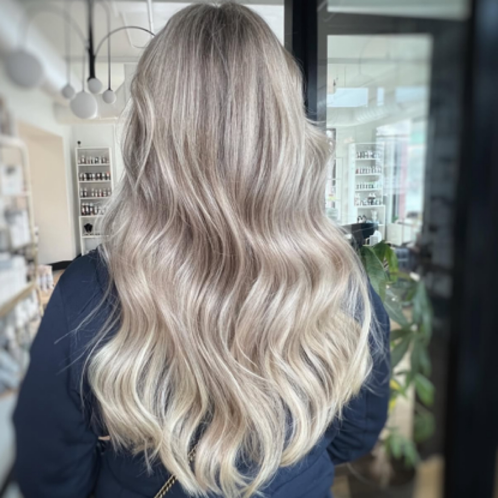 Hair Extension Install at j.luxe salon in Syracuse, NY