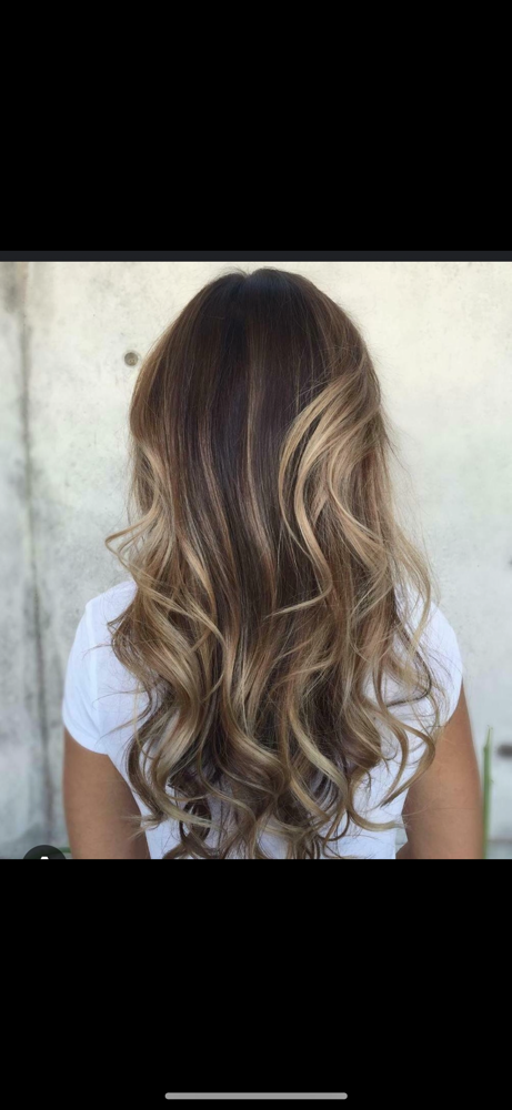 Full Balayage And Haircut