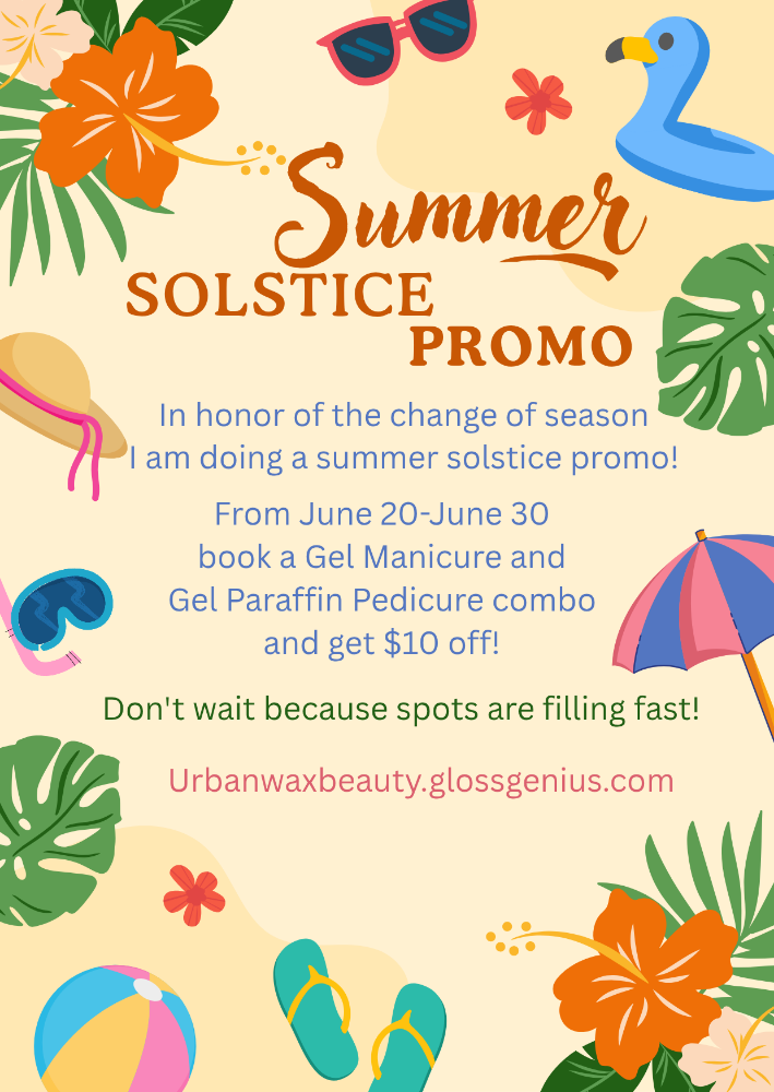 SUMMER MANI/PEDI PROMO