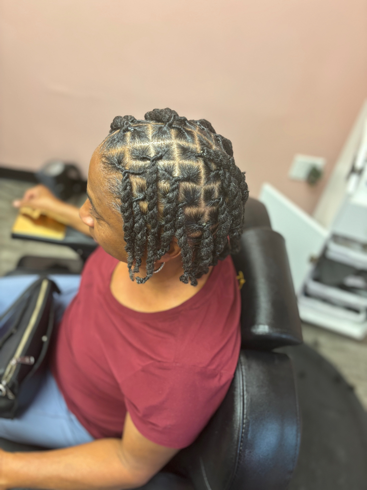 Medium Loc Retwist (60-125ct) at Natural Beauty by Donecia in Knoxville, TN