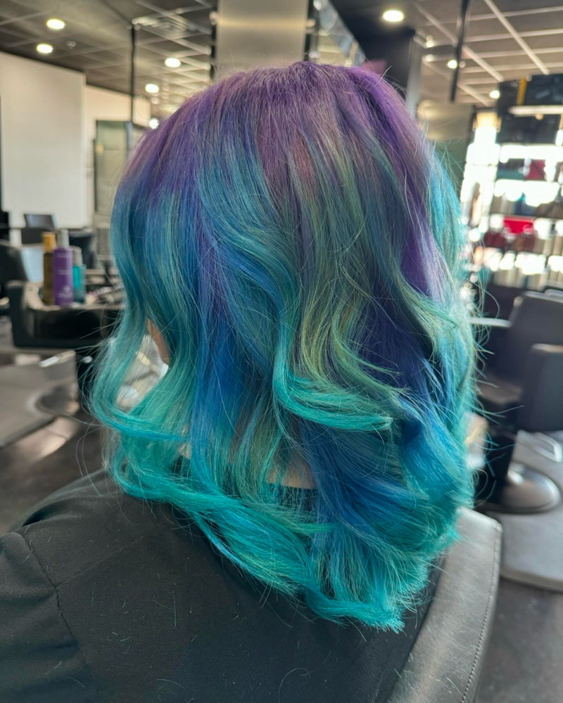 Vivid Color at Retro Hair Vibes in Clarksville, TN