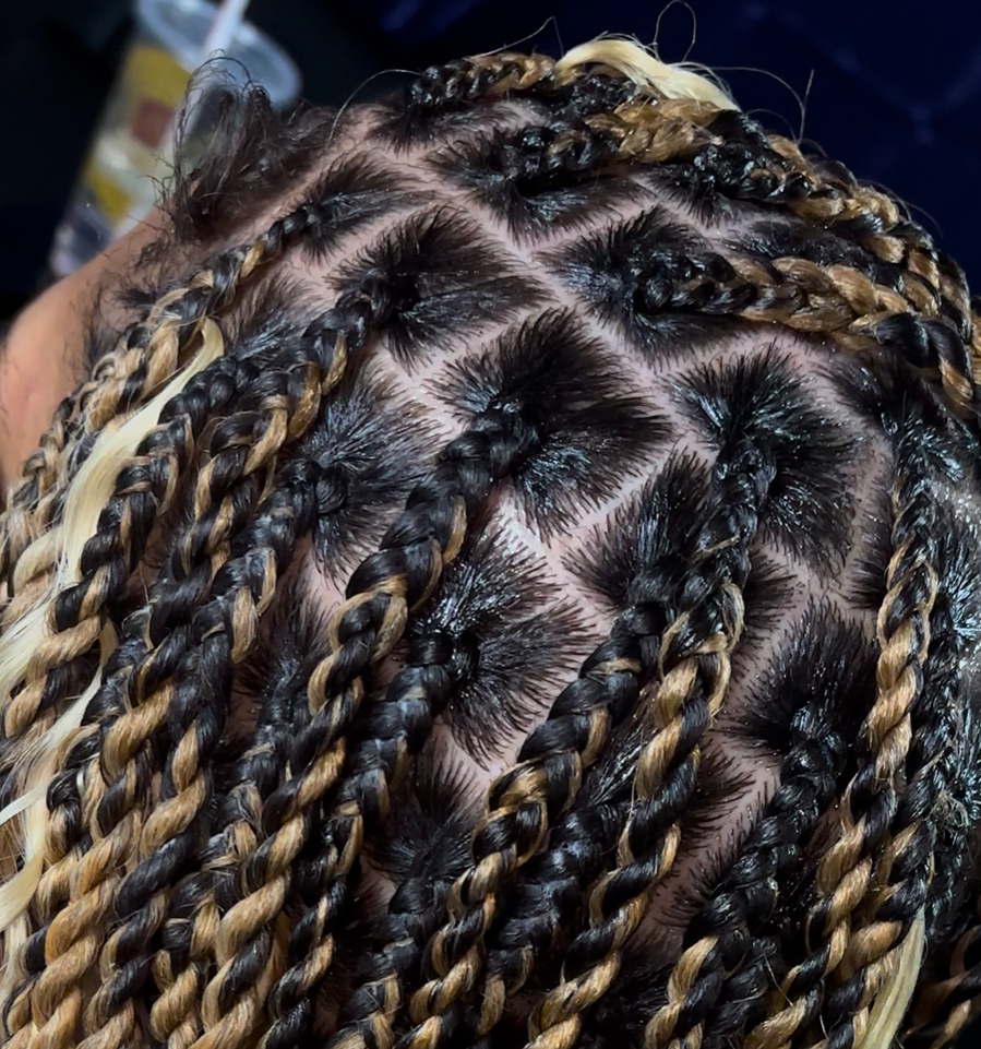 Mid Back Med Senegalese Twist at Fefes Gift in Wilkinsburg Pa, PA