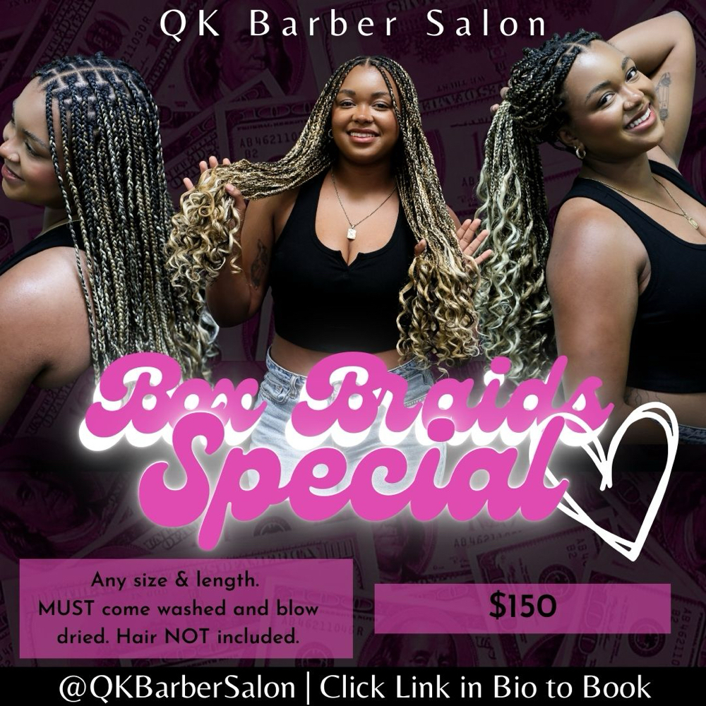 $150 Any Size/Length Special at Queen’z & King’z Barber Salon in Murrieta, CA