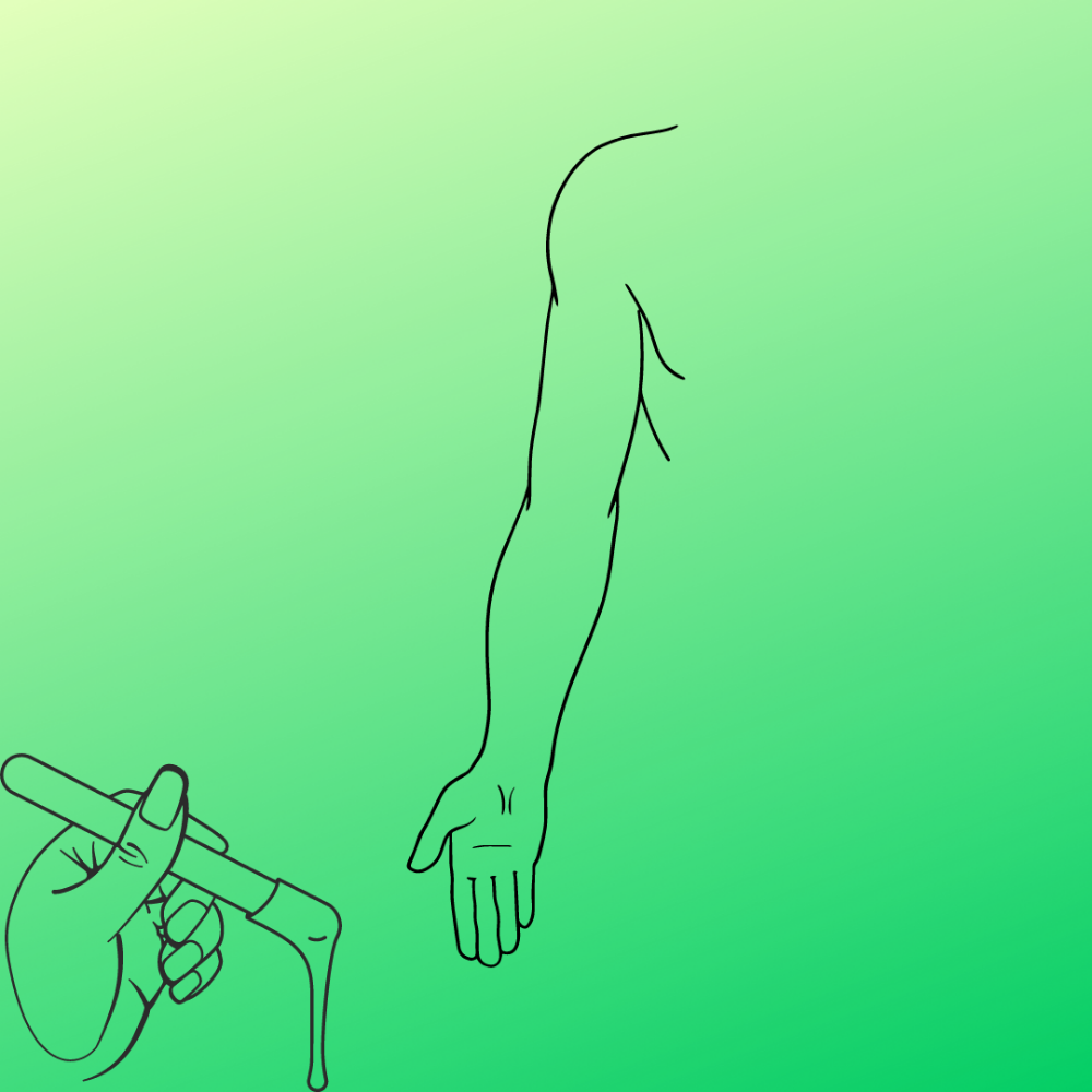 Men's Half Arms Wax