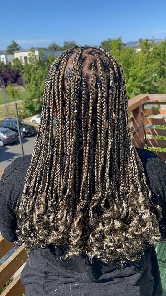 Medium Box Braids
