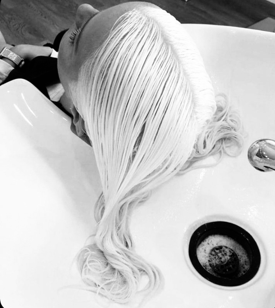 Full Platinum Hair at Sophie Ethridge Hair Studio in Dallas, TX