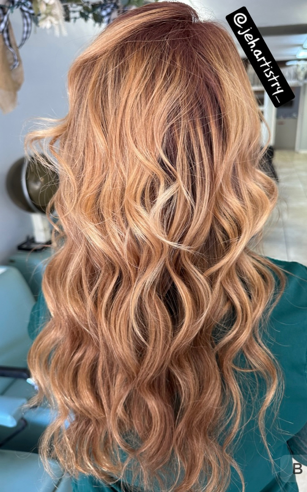 Rooted Balayage Cut Style