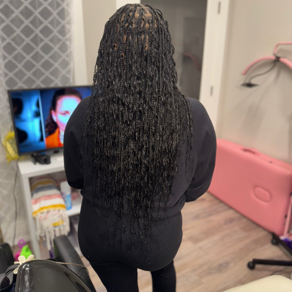 Boho Knotless at SlayedByLalaJ in Jacksonville, NC