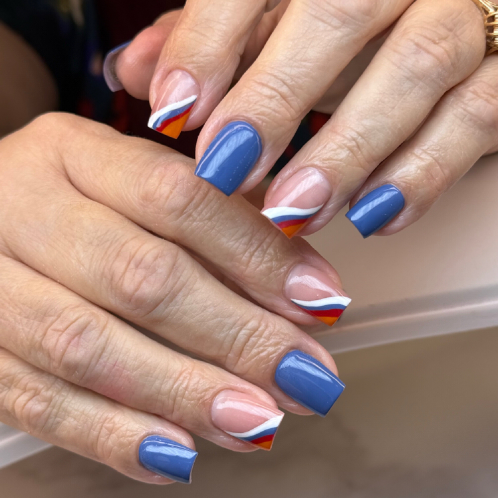 design on a few nails at Studio Gessika Basilio in South River, NJ