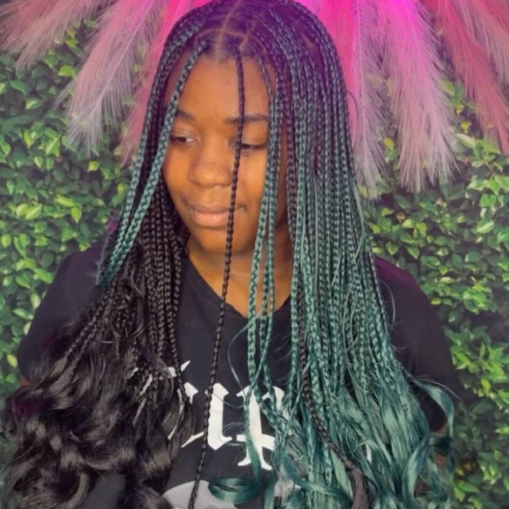 French Curl Braids at MonarchFlair in Fort Wayne, IN