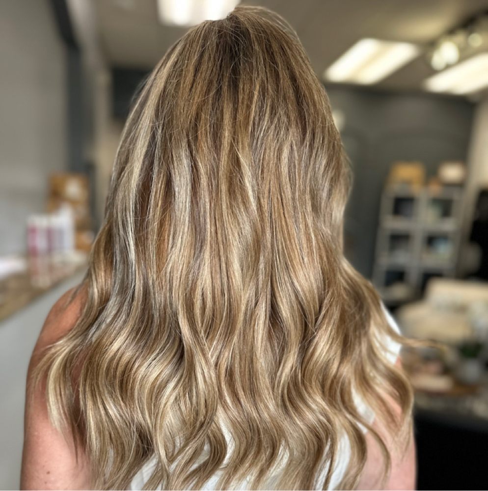 Shampoo Blowout/style - Extra Hair at The Devoted Blonde Co in Chesterfield, VA