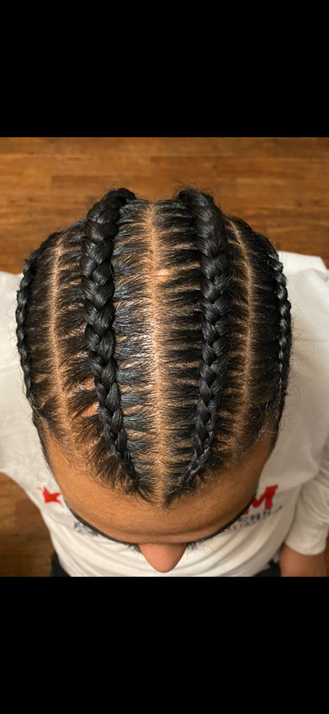 4-6 Mens Natural Cornrow