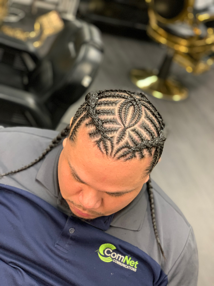 2 Fishbone Braids (Full Head)
