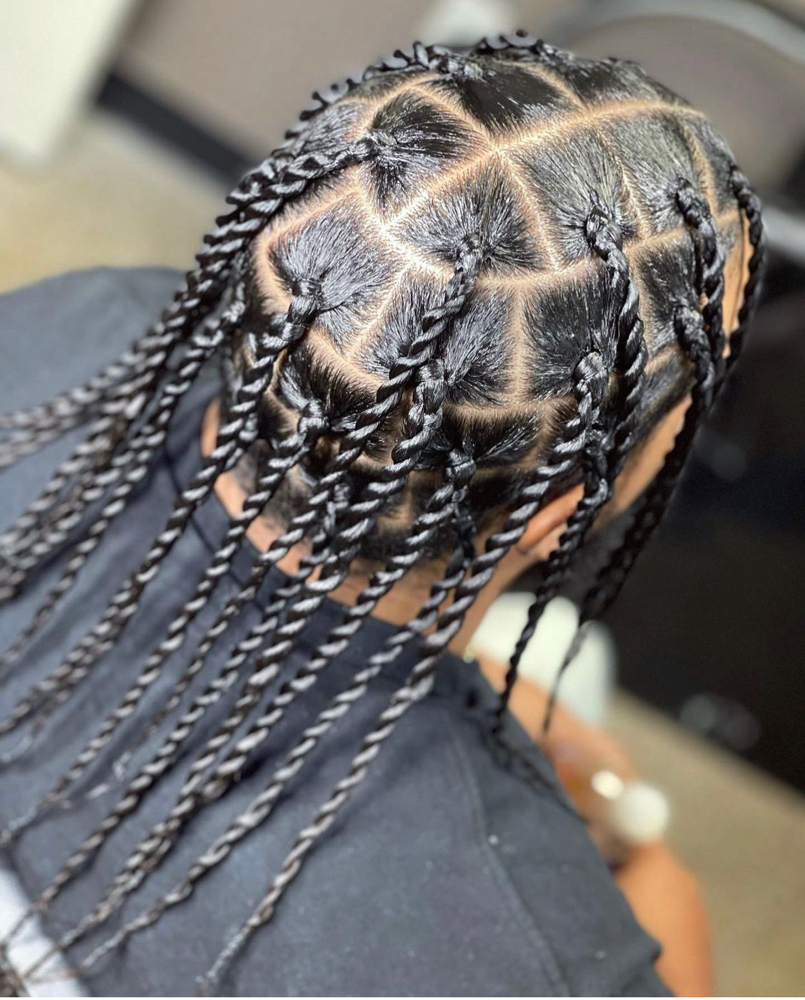 Medium 2-strand Twists - Full Head