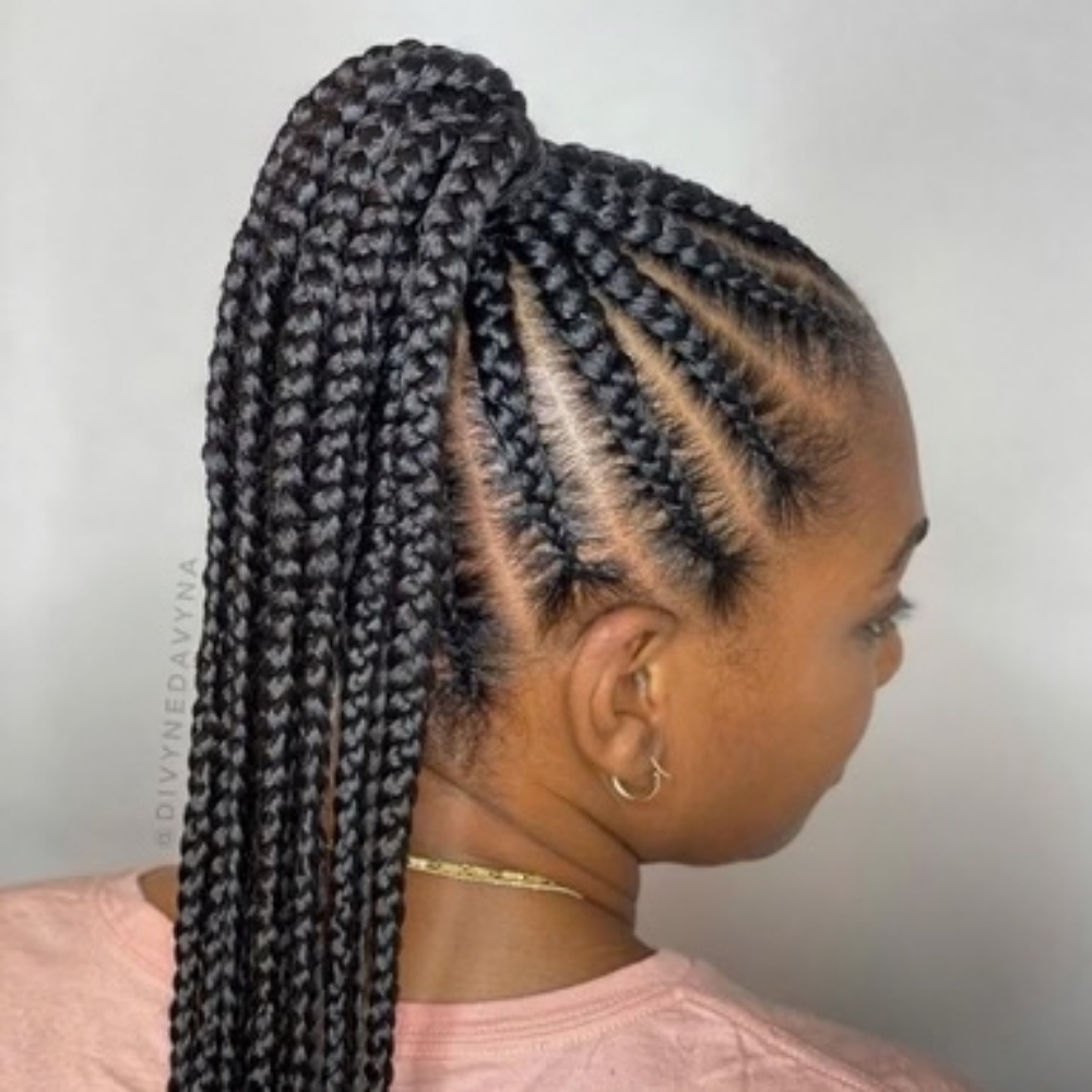 Feed In Ponytail (MEDIUM SIZE)