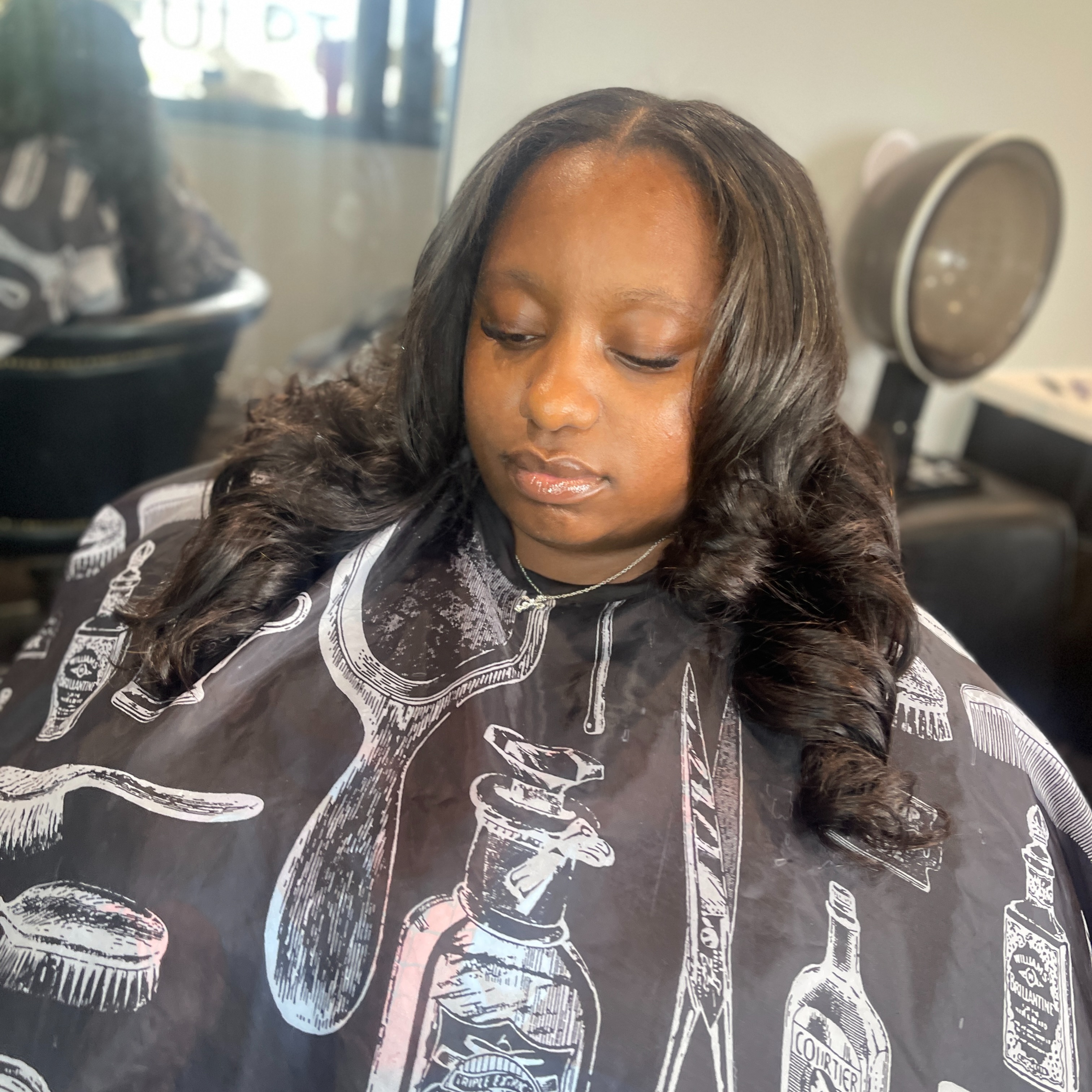 Natural Quick Weave at Jay Southall in Flint, MI