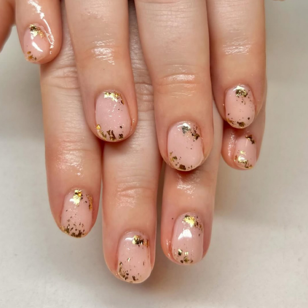 Gold Foil Art at Glammed By Gabriella in Cleveland, TN
