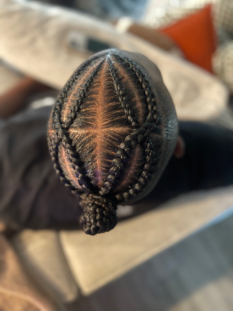 4 Natural Braids at Braids By Aurora in Houston, TX