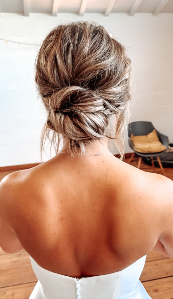 Messy Bun Hair Styling at NAIT Beauty in Coral Springs, FL