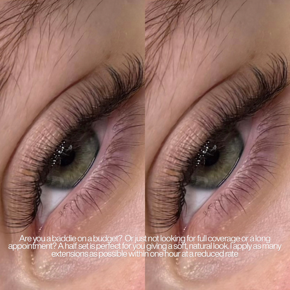 Half Set at So Extra Lashes + Tanning LLC in Lee’s Summit, MO
