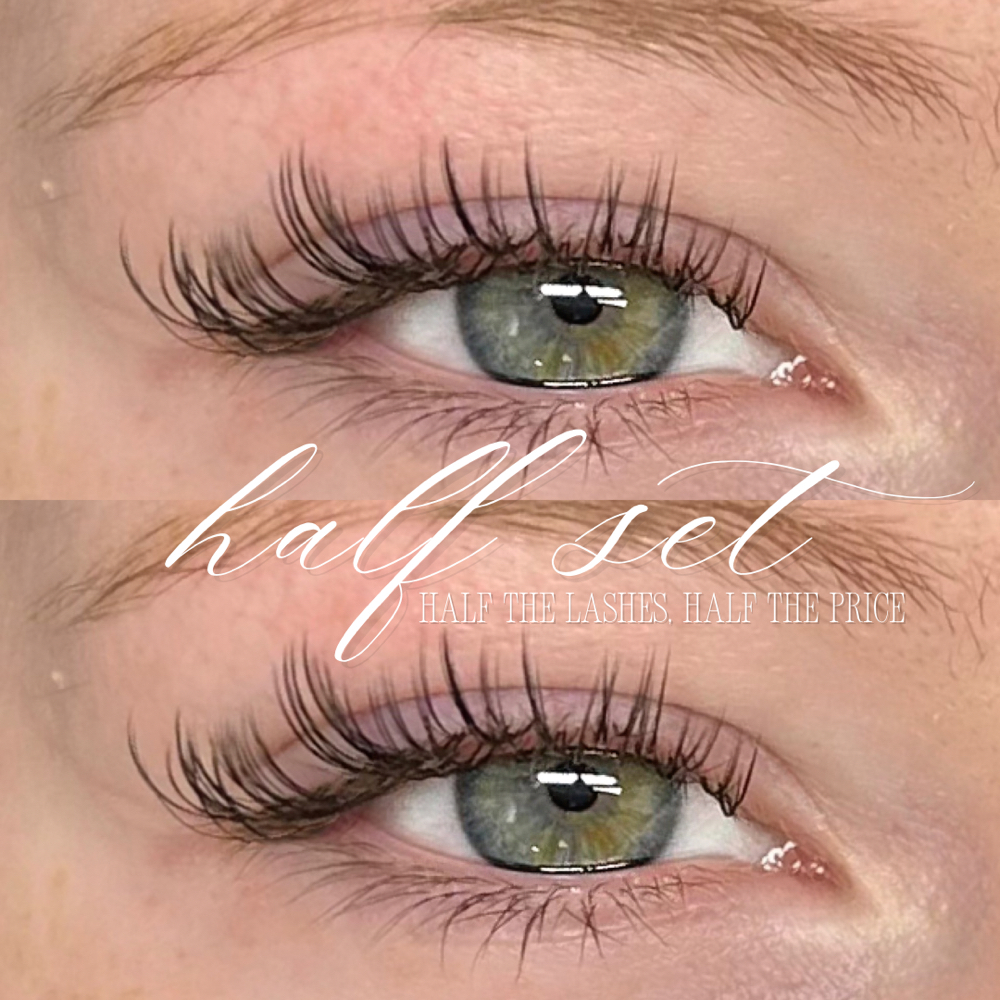 Half Set at So Extra Lashes + Tanning LLC in Lee’s Summit, MO