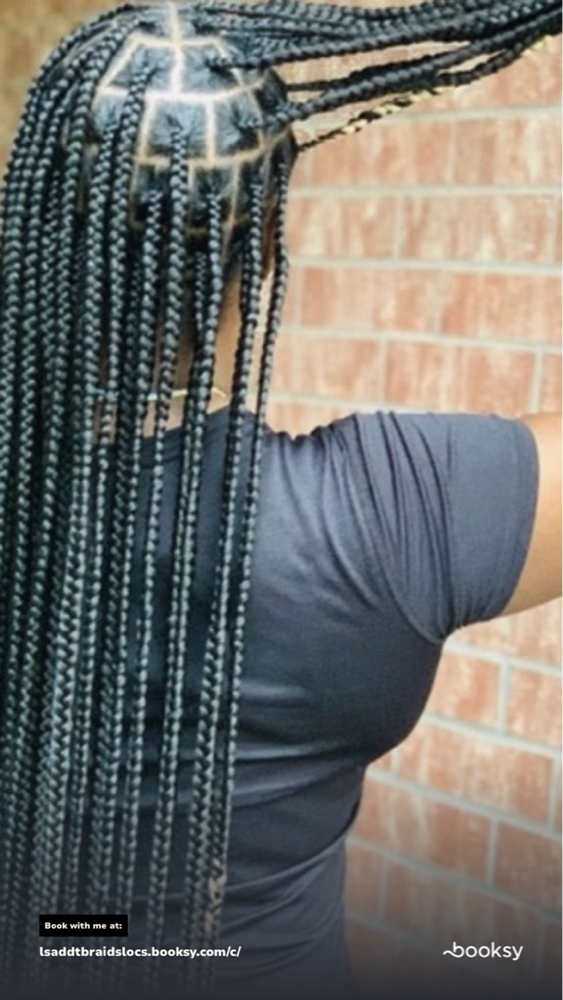 Large Knotless Or Box Braids