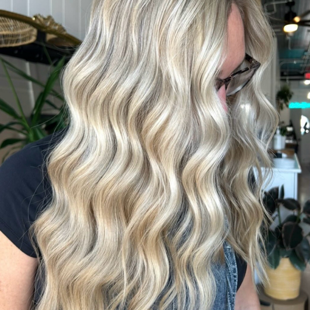 Full Custom Lightening at influx salon in Merrimac, MA
