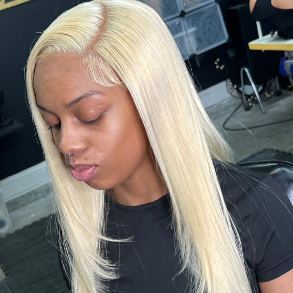 Closure Wig Install at Aligned Hair & Wig Studio in Snellville, GA