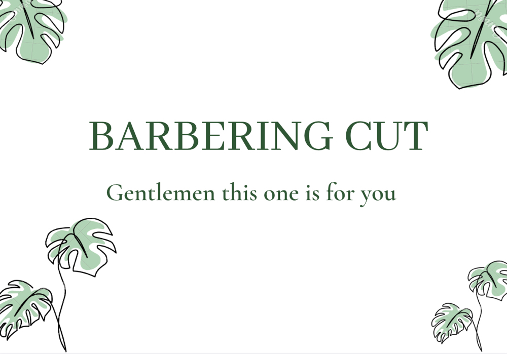 Barbering Cut