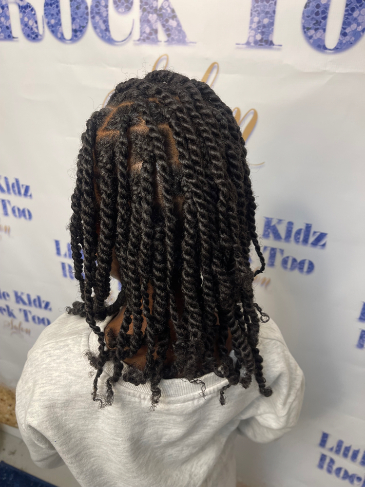 Kidz 2 Strand Twist Nat’l Hair- Med