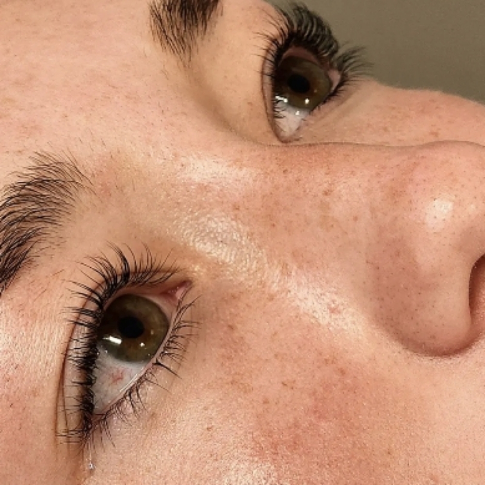 MODEL Korean Lash Lift+Lash Tint at The Devil's Lashocate, UV Lash Retention Specialist in Bardstown, KY
