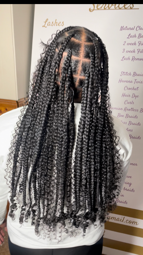 Bohemian Knotless Braids-Large