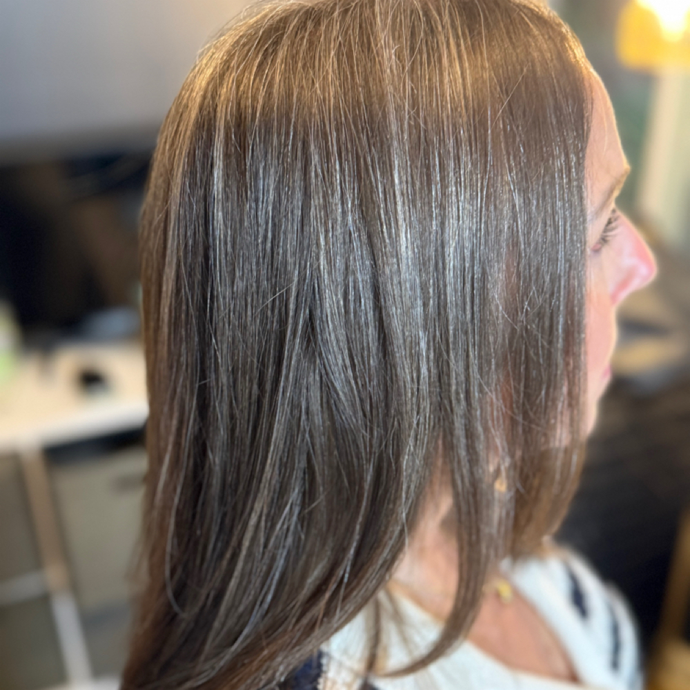 Lived In Blonde Or Brunette (Half) at Voila Salon in Roswell, GA