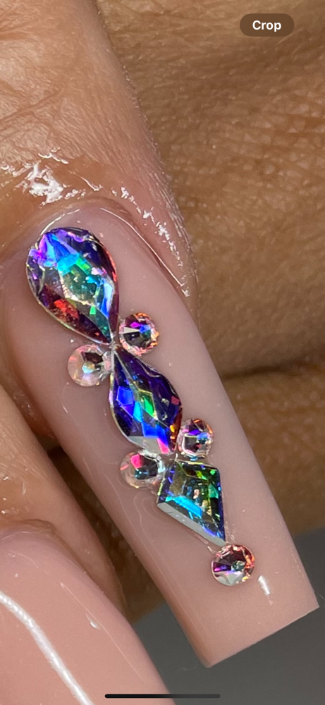 + Partial Rhinestones