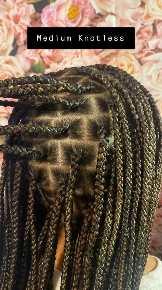 Medium Knotless Box Braids