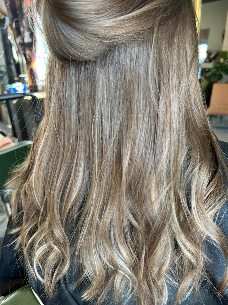 Partial Highlight/balayage at Hairboss by Heather Bostick in Fayetteville, AR